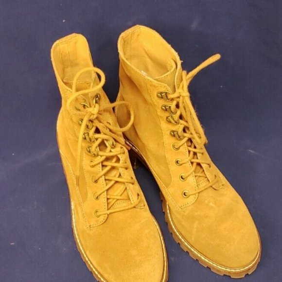 Madewell Women's The Julien Lace-Up Lugsole Boot in Suede Size 6.5 ($228) - Picture 2 of 6